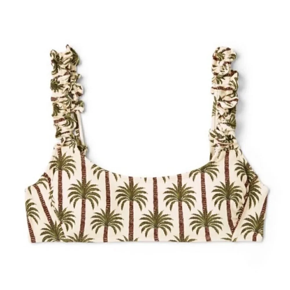 Agua Bendita X Target Palm Tree 2 Piece Bikini Set XL NWOT